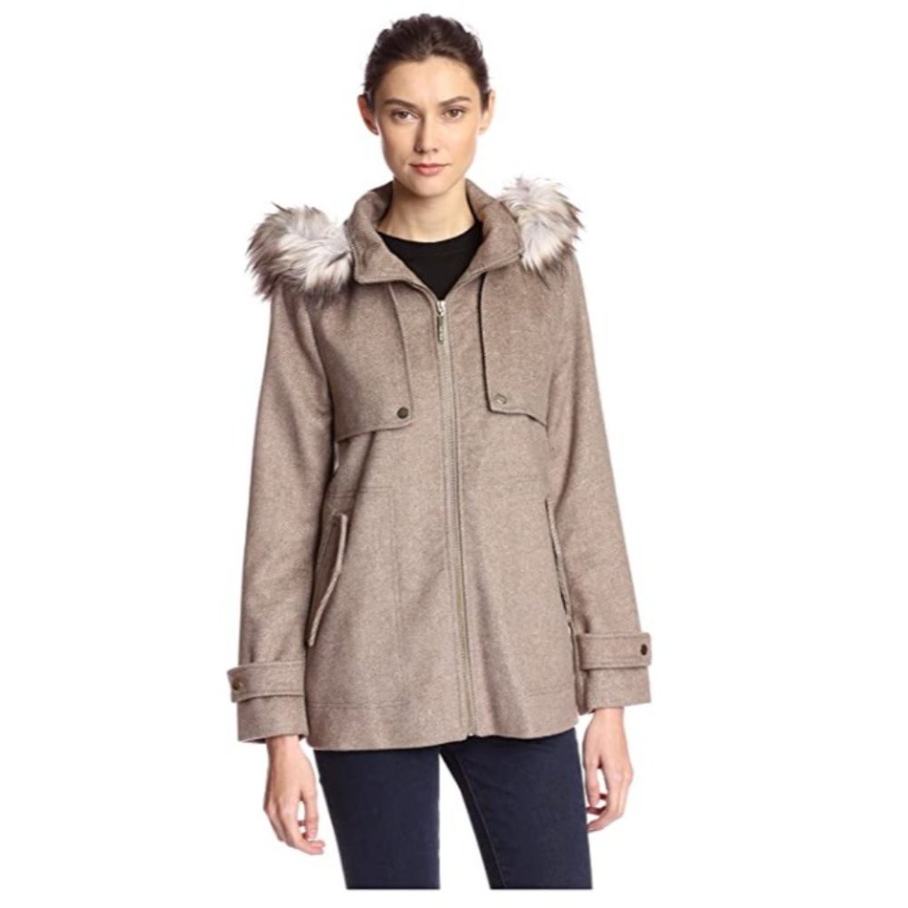 Fleet Street Women's Short Duffle Coat